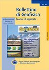 Bollettino di Geofisica Teorica ed Applicata杂志封面